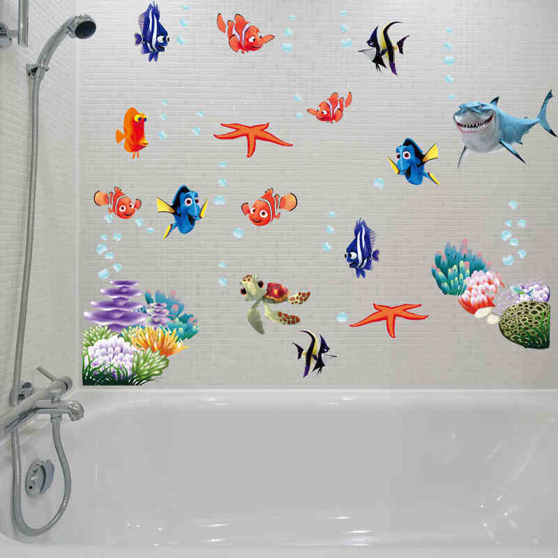 Wall Vinyl Stickers Under the Sea